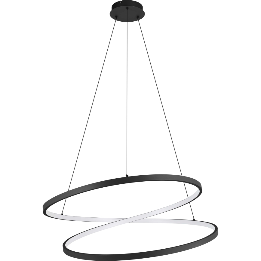 Eglo -  Κρεμαστό φωτιστικό οροφής LED LED/42W/230V 3000K μαύρο