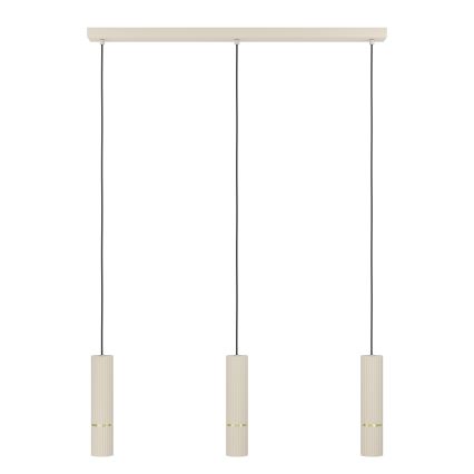 Eglo -  Κρεμαστό φωτιστικό οροφής LED 3xGU10/5W/230V 3000K μπεζ