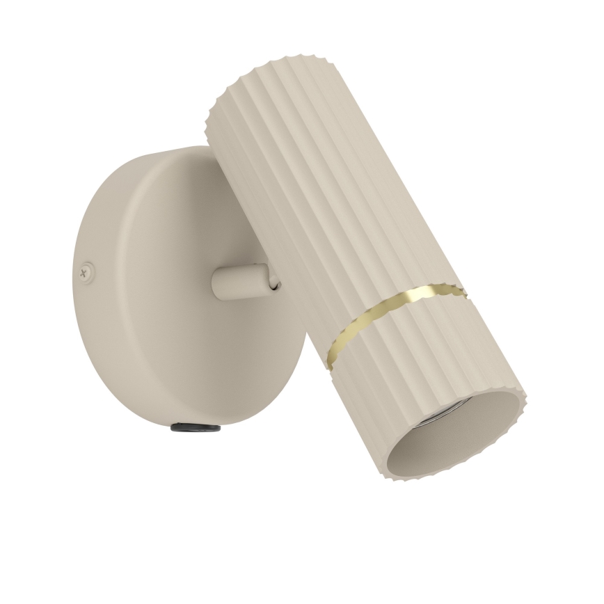 Eglo - Φωτιστικό τοίχου LED 1xGU10/5W/230V 3000K μπεζ