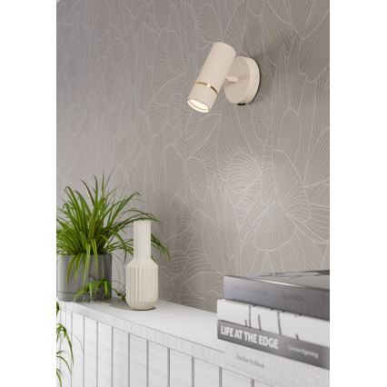 Eglo - Φωτιστικό τοίχου LED 1xGU10/5W/230V 3000K μπεζ