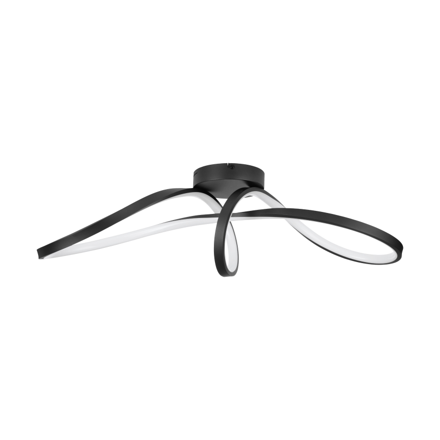 Eglo - LED RGBW Dimmable φωτιστικό οροφής LED/22W/230V 2700-6500K μαύρο