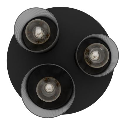 Eglo - Φωτιστικό οροφής 3xE27/40W/230V γκρι