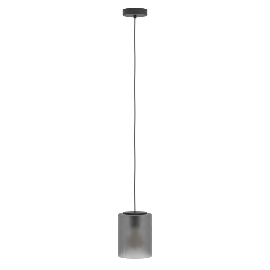 Eglo - Κρεμαστό φωτιστικό οροφής 1xE27/40W/230V γκρι