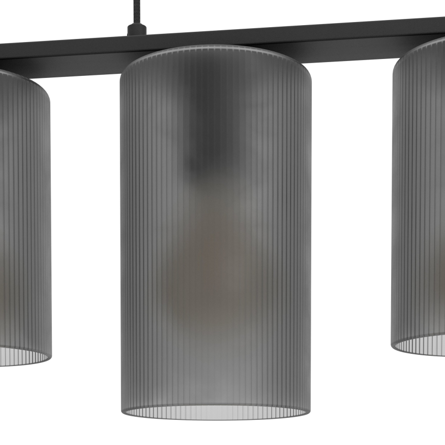 Eglo - Κρεμαστό φωτιστικό οροφής COLOMERA 5xE27/40W/230V γκρι