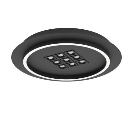 Eglo - LED Dimmable φωτιστικό οροφής LED/21,4W/230V 2700-6500K μαύρο + τηλεχειριστήριο