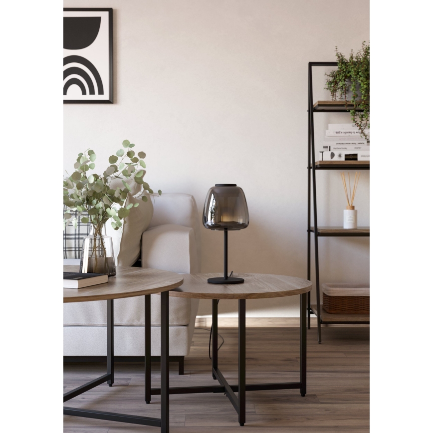 Eglo - LED RGBW ρυθμιζόμενο επιτραπέζιο φωτιστικό LED/7,7W/230V 2700-6500K καπνιστό