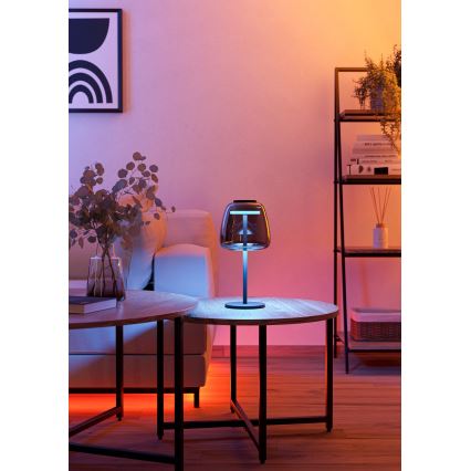 Eglo - LED RGBW ρυθμιζόμενο επιτραπέζιο φωτιστικό LED/7,7W/230V 2700-6500K καπνιστό