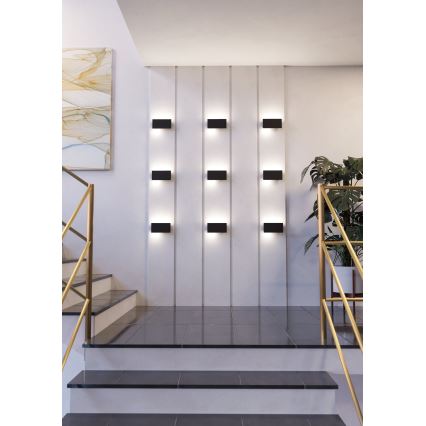 Eglo - Φωτιστικό τοίχου LED LED/6W/230V 3000K μαύρο