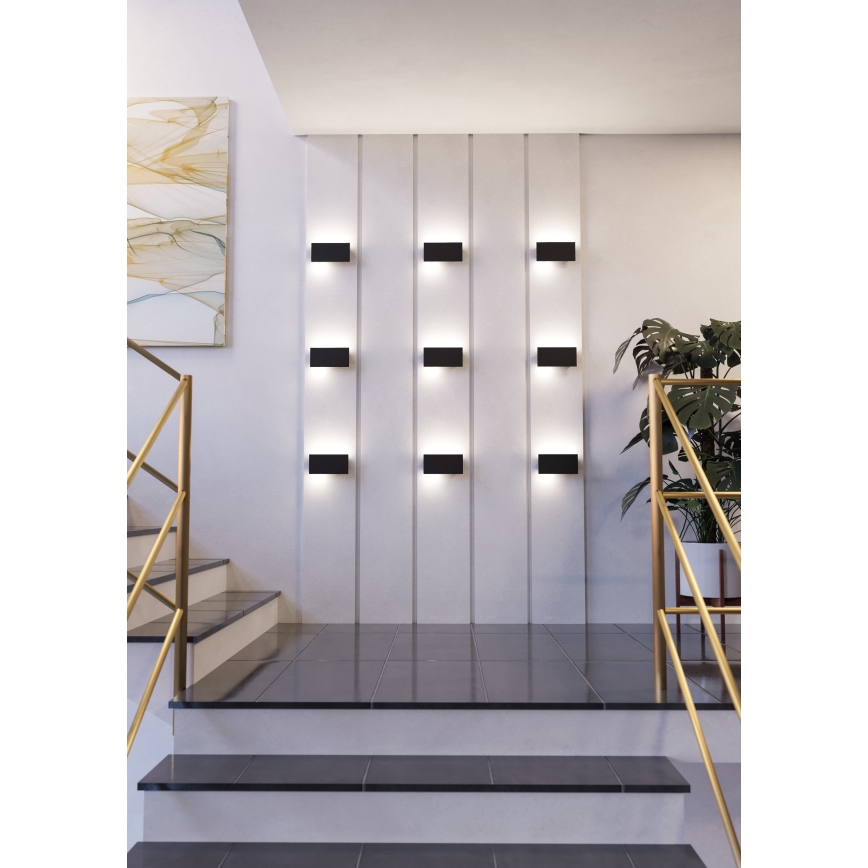 Eglo - Φωτιστικό τοίχου LED LED/6W/230V 3000K μαύρο