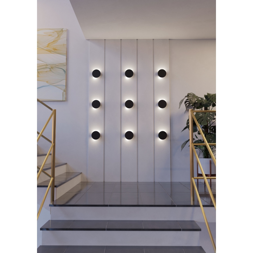 Eglo - Φωτιστικό τοίχου LED LED/4W/230V 3000K μαύρο