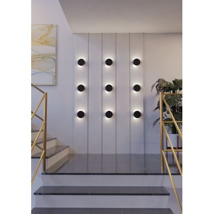Eglo - Φωτιστικό τοίχου LED LED/4W/230V 3000K μαύρο