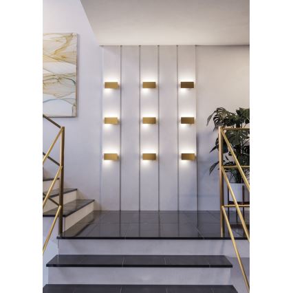 Eglo - Φωτιστικό τοίχου LED LED/6W/230V 3000K χρυσό