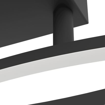 Eglo - Φωτιστικό οροφής LED LED/12W/230V 4000K μαύρο
