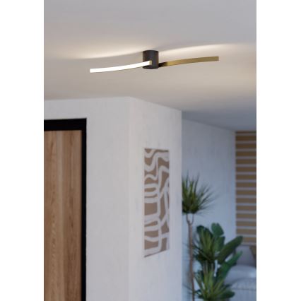 Eglo - Φωτιστικό οροφής LED LED/12W/230V 4000K χρυσό