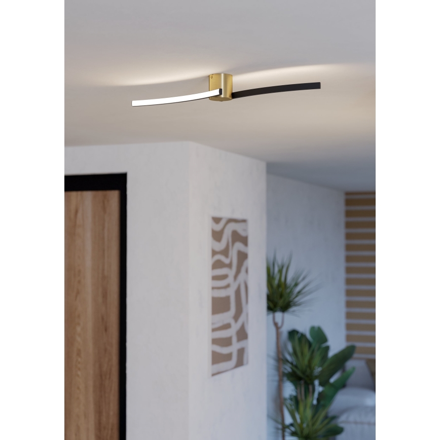 Eglo - Φωτιστικό οροφής LED LED/12W/230V 4000K μαύρο