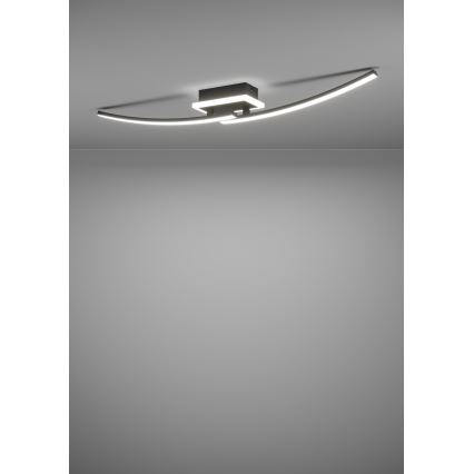 Eglo - Φωτιστικό οροφής LED LED/12W/230V 4000K μαύρο