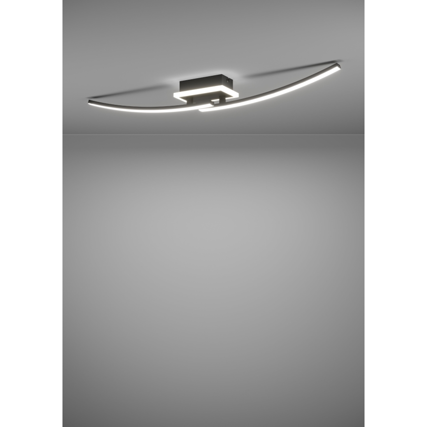 Eglo - Φωτιστικό οροφής LED LED/12W/230V 4000K μαύρο