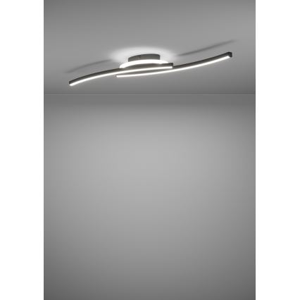 Eglo - Φωτιστικό οροφής LED LED/12W/230V 4000K μαύρο