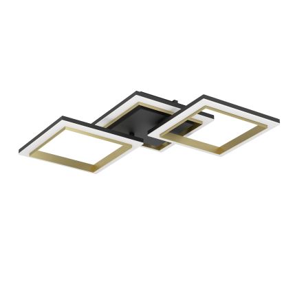 Eglo - LED Dimmable φωτιστικό οροφής LED/20W/230V 4000K μαύρο/χρυσό