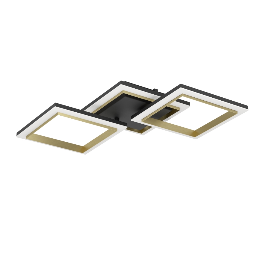 Eglo - LED Dimmable φωτιστικό οροφής LED/20W/230V 4000K μαύρο/χρυσό