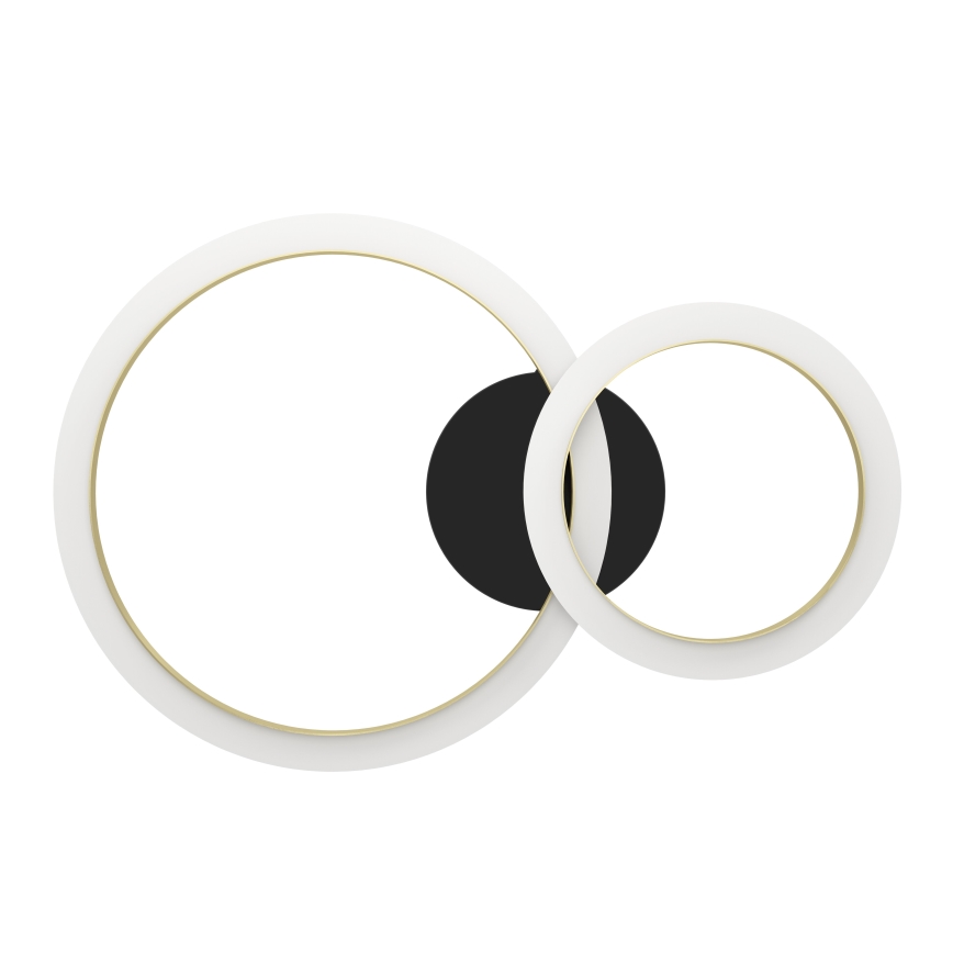 Eglo - LED Dimmable φωτιστικό οροφής LED/12W/230V 4000K μαύρο/χρυσό