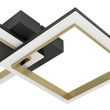 Eglo - LED Dimmable φωτιστικό οροφής LED/18,4W/230V 4000K μαύρο/χρυσό