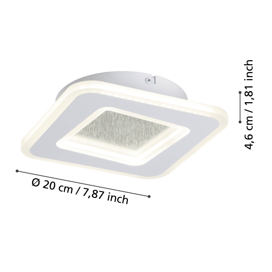 Eglo - Φωτιστικό τοίχου LED LED/12W/230V 4000K λευκό