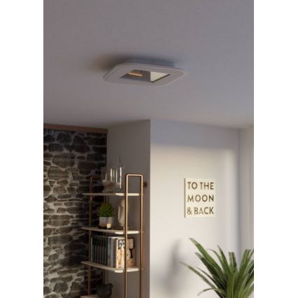 Eglo - LED Dimmable φωτιστικό οροφής LED/20W/230V 2700-6500K λευκό + τηλεχειριστήριο