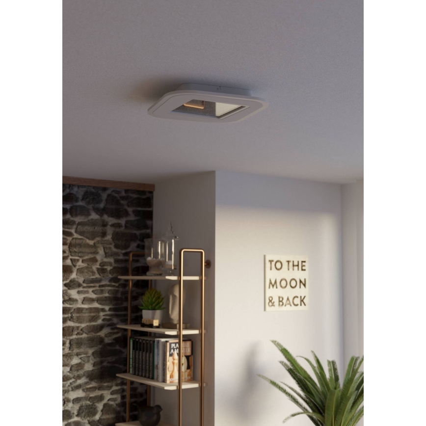 Eglo - LED Dimmable φωτιστικό οροφής LED/20W/230V 2700-6500K λευκό + τηλεχειριστήριο