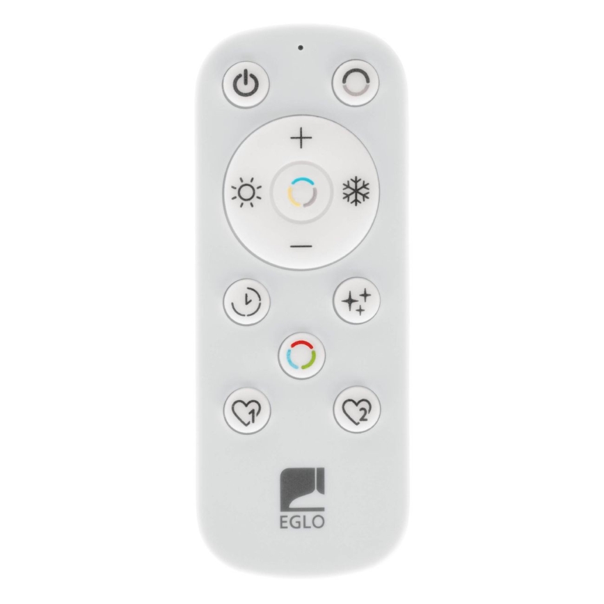 Eglo - LED Dimmable φωτιστικό οροφής LED/20W/230V 2700-6500K λευκό + τηλεχειριστήριο