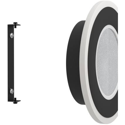 Eglo - Φωτιστικό τοίχου LED LED/12W/230V 4000K μαύρο