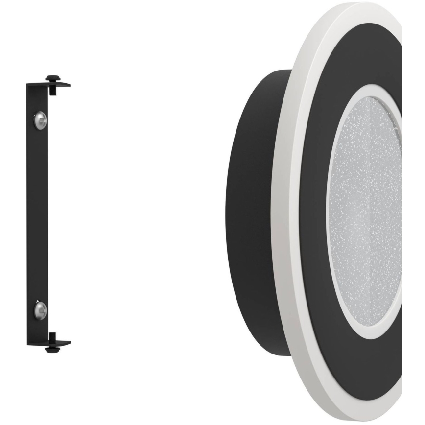 Eglo - Φωτιστικό τοίχου LED LED/12W/230V 4000K μαύρο