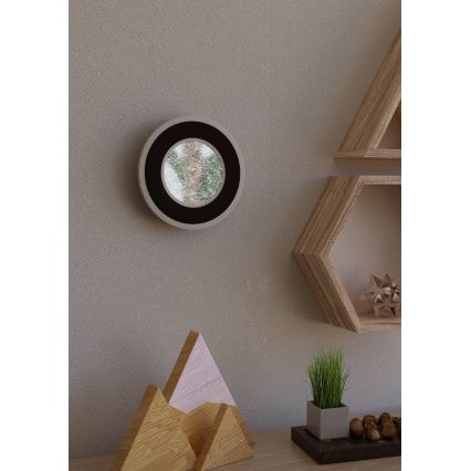 Eglo - Φωτιστικό τοίχου LED LED/12W/230V 4000K μαύρο
