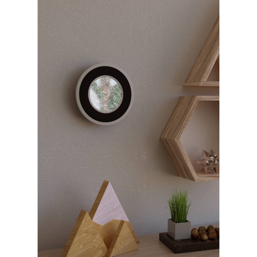 Eglo - Φωτιστικό τοίχου LED LED/12W/230V 4000K μαύρο