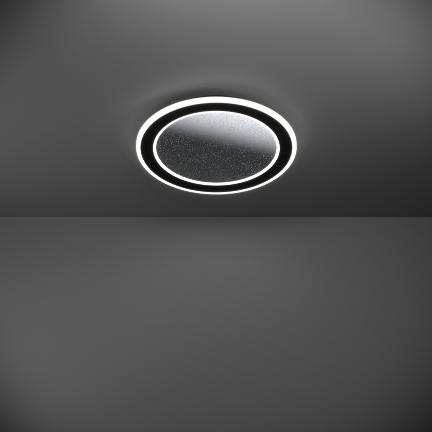 Eglo - LED Dimmable φωτιστικό οροφής LED/20W/230V 2700-6500K μαύρο + τηλεχειριστήριο