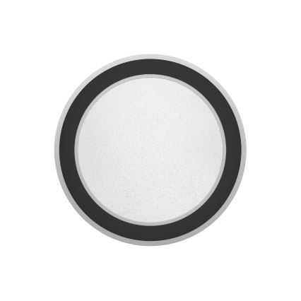 Eglo - LED Dimmable φωτιστικό οροφής LED/20W/230V 2700-6500K μαύρο + τηλεχειριστήριο