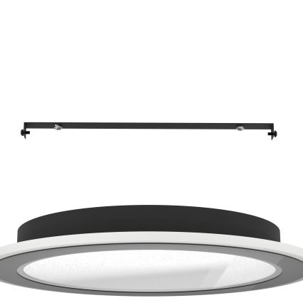 Eglo - LED Dimmable φωτιστικό οροφής LED/20W/230V 2700-6500K μαύρο + τηλεχειριστήριο