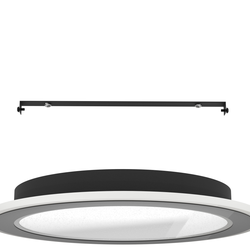 Eglo - LED Dimmable φωτιστικό οροφής LED/20W/230V 2700-6500K μαύρο + τηλεχειριστήριο