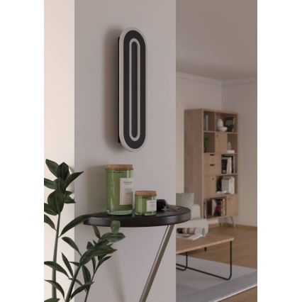 Eglo - Φωτιστικό τοίχου LED LED/12W/230V 4000K μαύρο