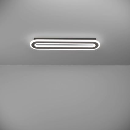 Eglo - LED Dimmable φωτιστικό οροφής LED/20W/230V 2700-6500K μαύρο + τηλεχειριστήριο