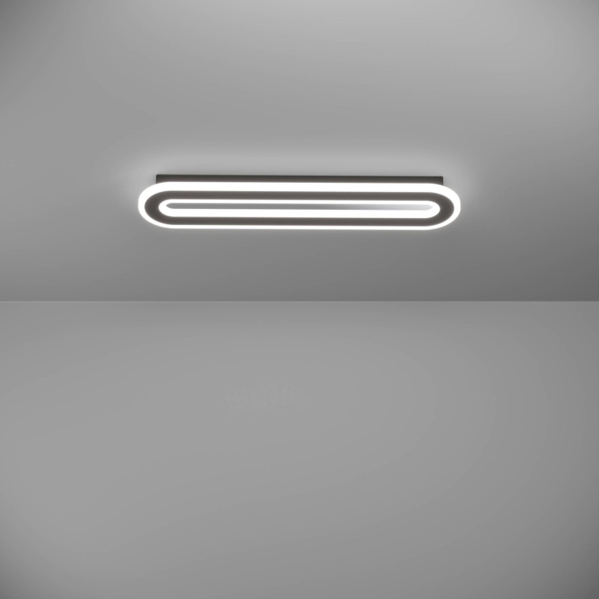 Eglo - LED Dimmable φωτιστικό οροφής LED/20W/230V 2700-6500K μαύρο + τηλεχειριστήριο