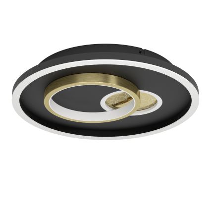 Eglo - Φωτιστικό οροφής LED 1xLED/14W/230V + 1xLED/8,5W διάμετρος 38 cm μαύρο/χρυσό