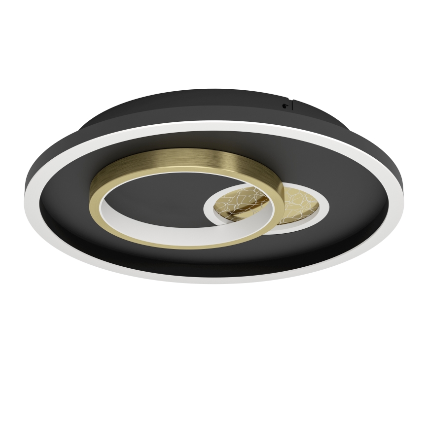 Eglo - Φωτιστικό οροφής LED 1xLED/14W/230V + 1xLED/8,5W διάμετρος 38 cm μαύρο/χρυσό
