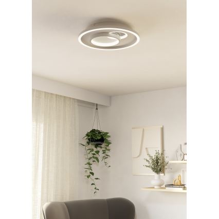 Eglo - Φωτιστικό οροφής LED 1xLED/14W/230V + 1xLED/8,5W διάμετρος 38 cm λευκό