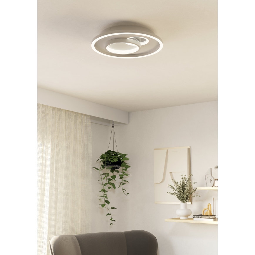 Eglo - Φωτιστικό οροφής LED 1xLED/14W/230V + 1xLED/8,5W διάμετρος 38 cm λευκό