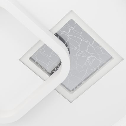 Eglo - Φωτιστικό οροφής LED 1xLED/16,2W/230V + 1xLED/9,2W 38x38 cm λευκό