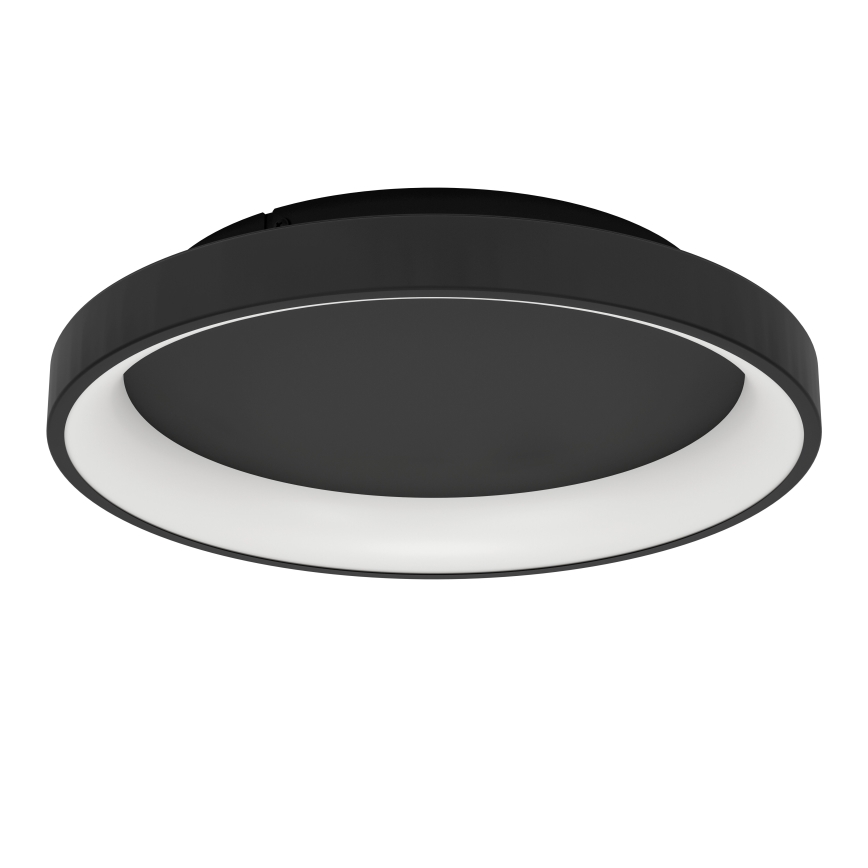 Eglo - LED Dimmable φωτιστικό οροφής LED/12W/230V 2700-6500K μαύρο + τηλεχειριστήριο