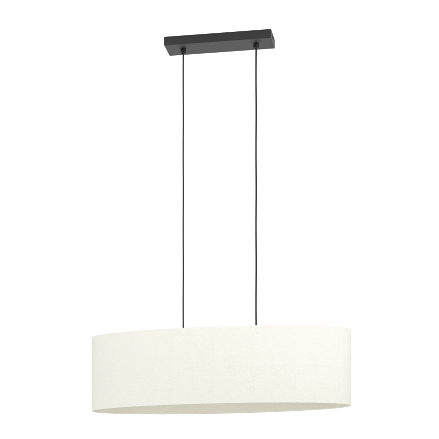 Eglo - Κρεμαστό φωτιστικό οροφής 2xE27/60W/230V λευκό