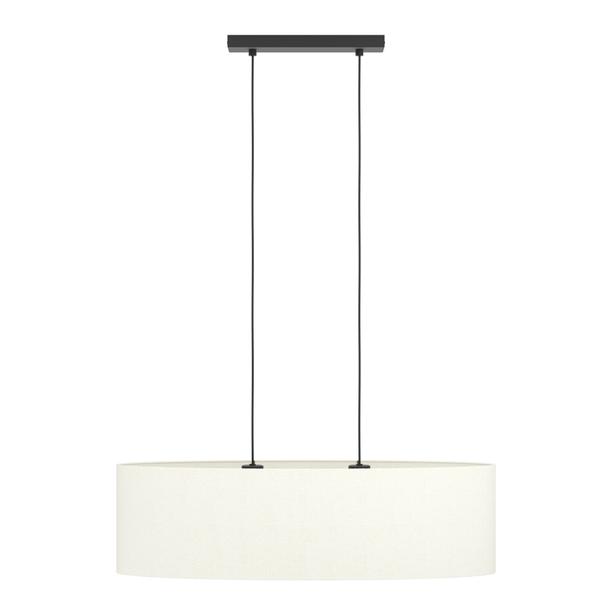 Eglo - Κρεμαστό φωτιστικό οροφής 2xE27/60W/230V λευκό
