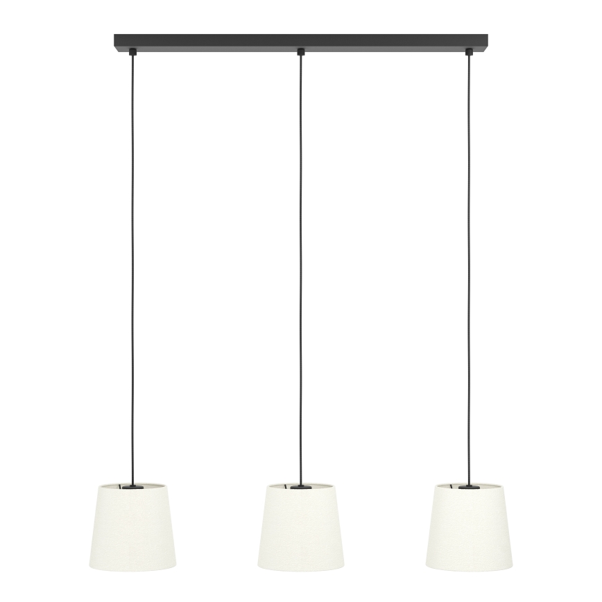 Eglo - Κρεμαστό φωτιστικό οροφής 3xE27/60W/230V λευκό